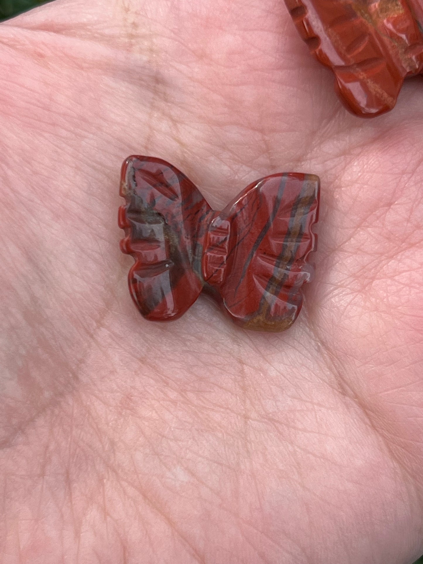 Red Jasper Butterfly || Intuitively Selected Crystal Carving image 6