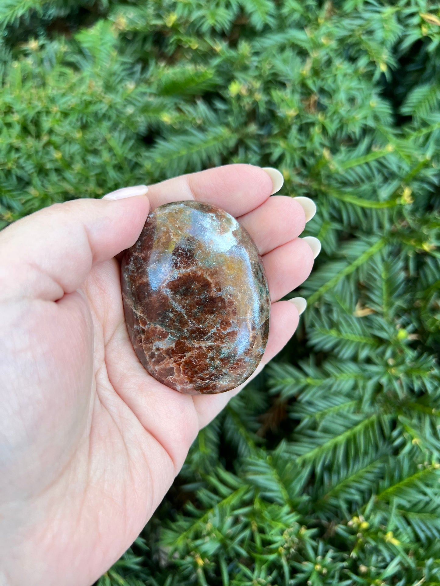 Garnet Palm Stones || Intuitively Selected Palm Stone