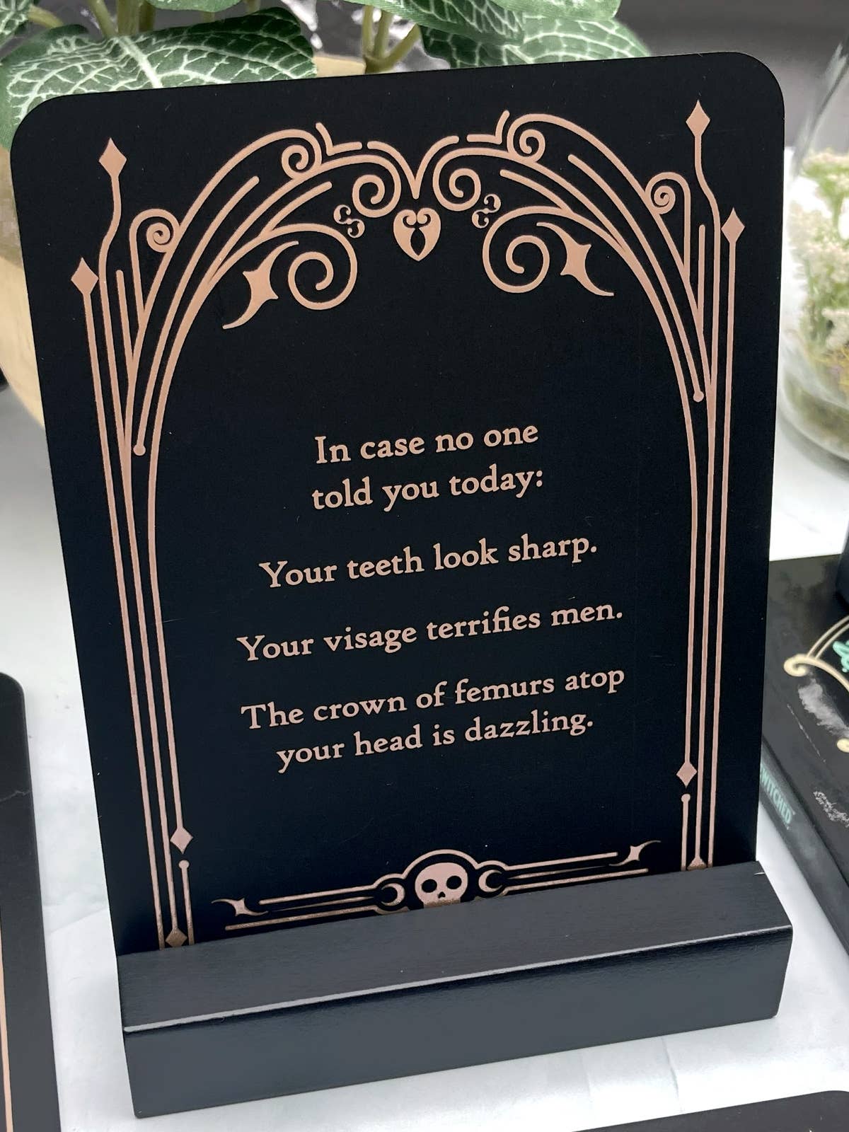 Sinister Affirmations: Mantras for Formidable Women Affirmation Cards