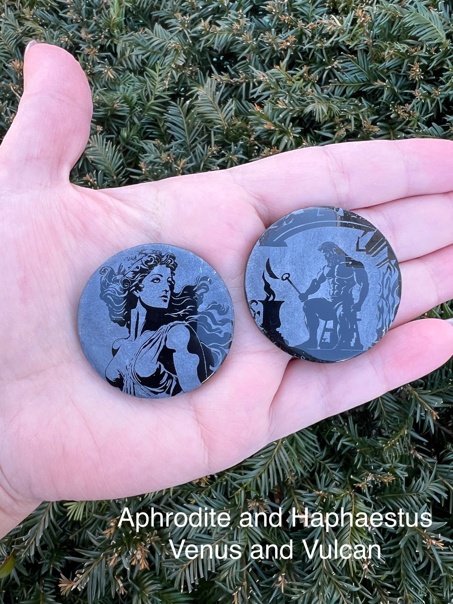 Greek/Roman Deity Mini Scrying Mirrors