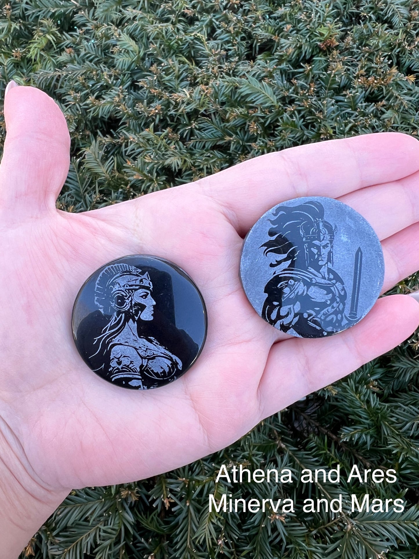 Greek/Roman Deity Mini Scrying Mirrors