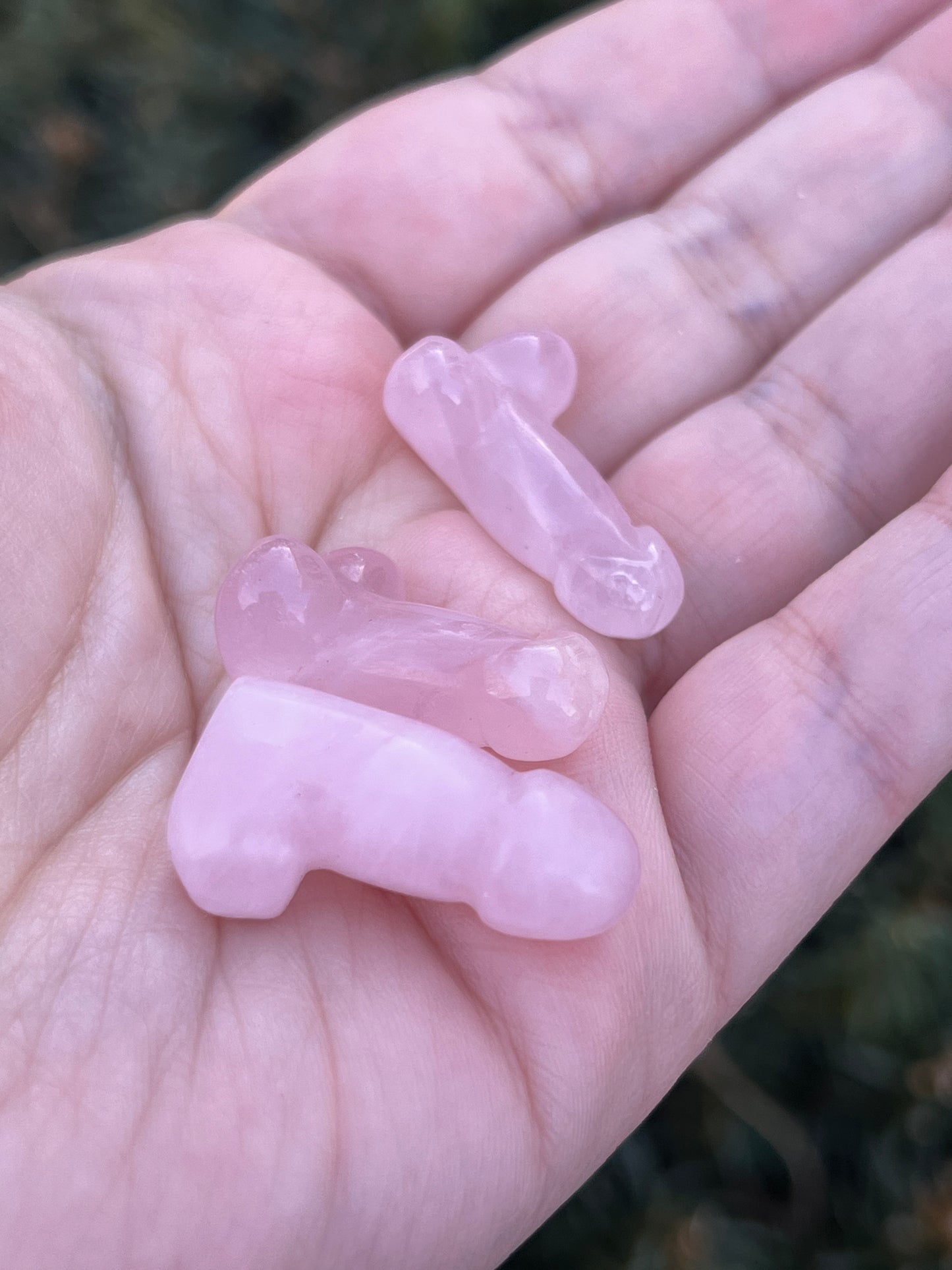 Rose Quartz 1" Phallus || Intuitively Selected Crystal