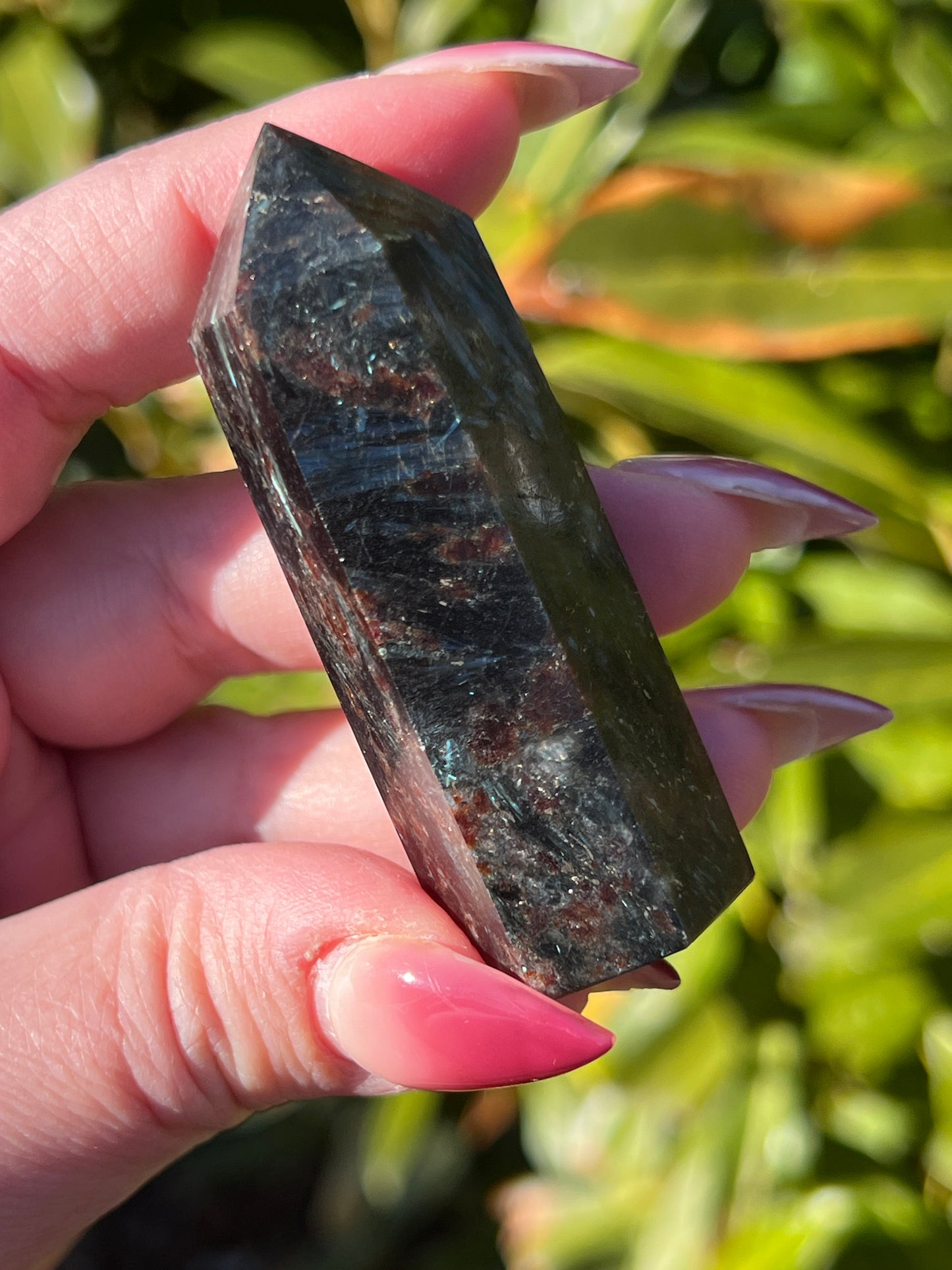 Arfvedsonite Towers || Intuitively Selected Crystal