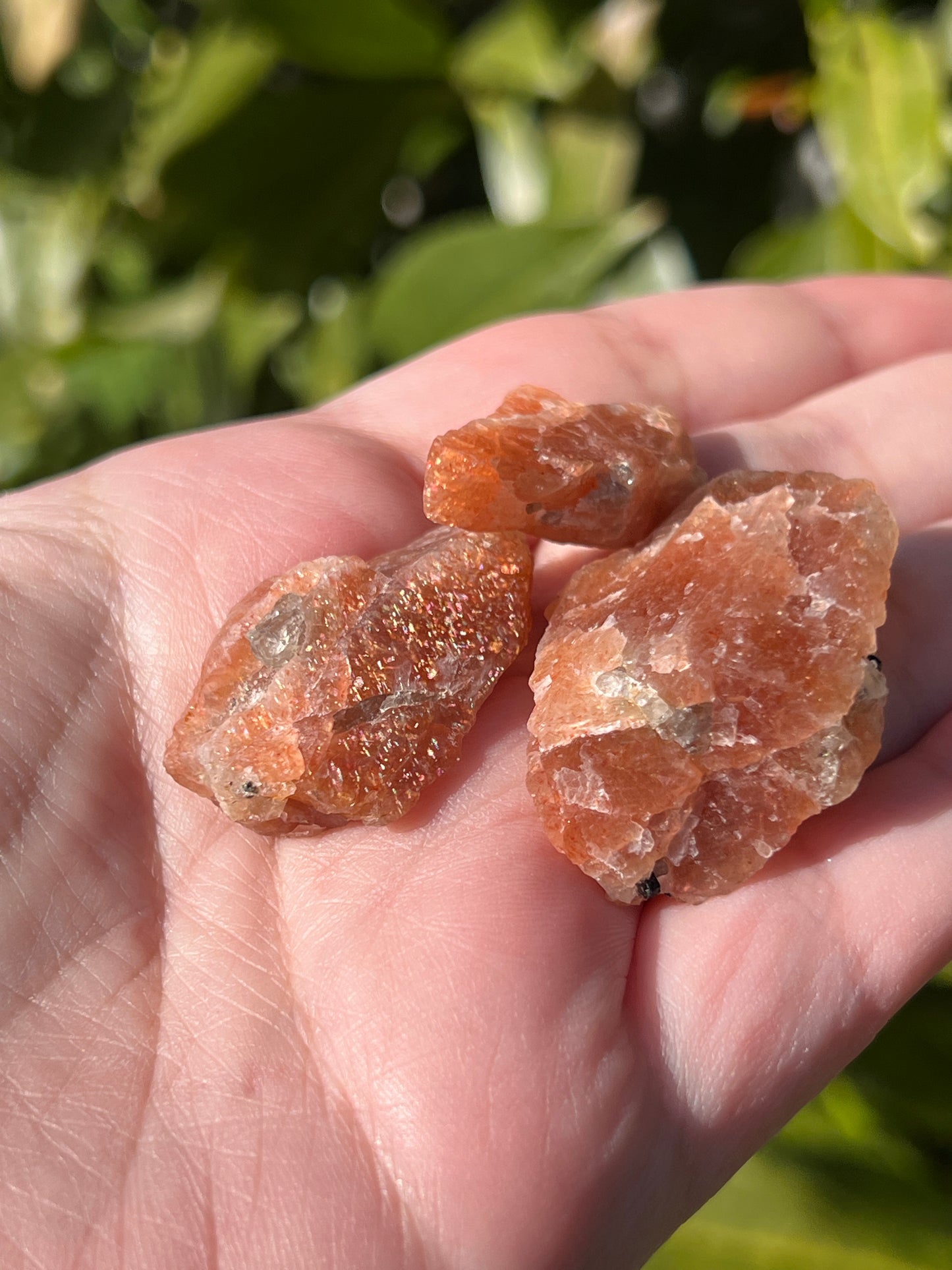 Rainbow Sunstone Raw Tumbles || Intuitively Chosen Crystals