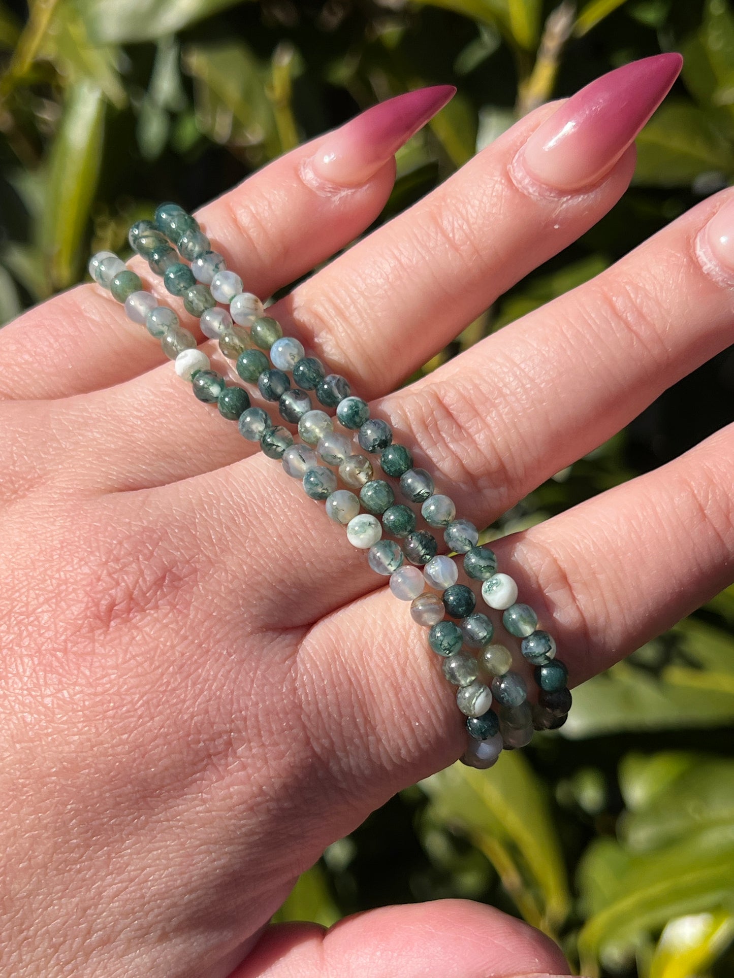 Moss Agate Bracelet