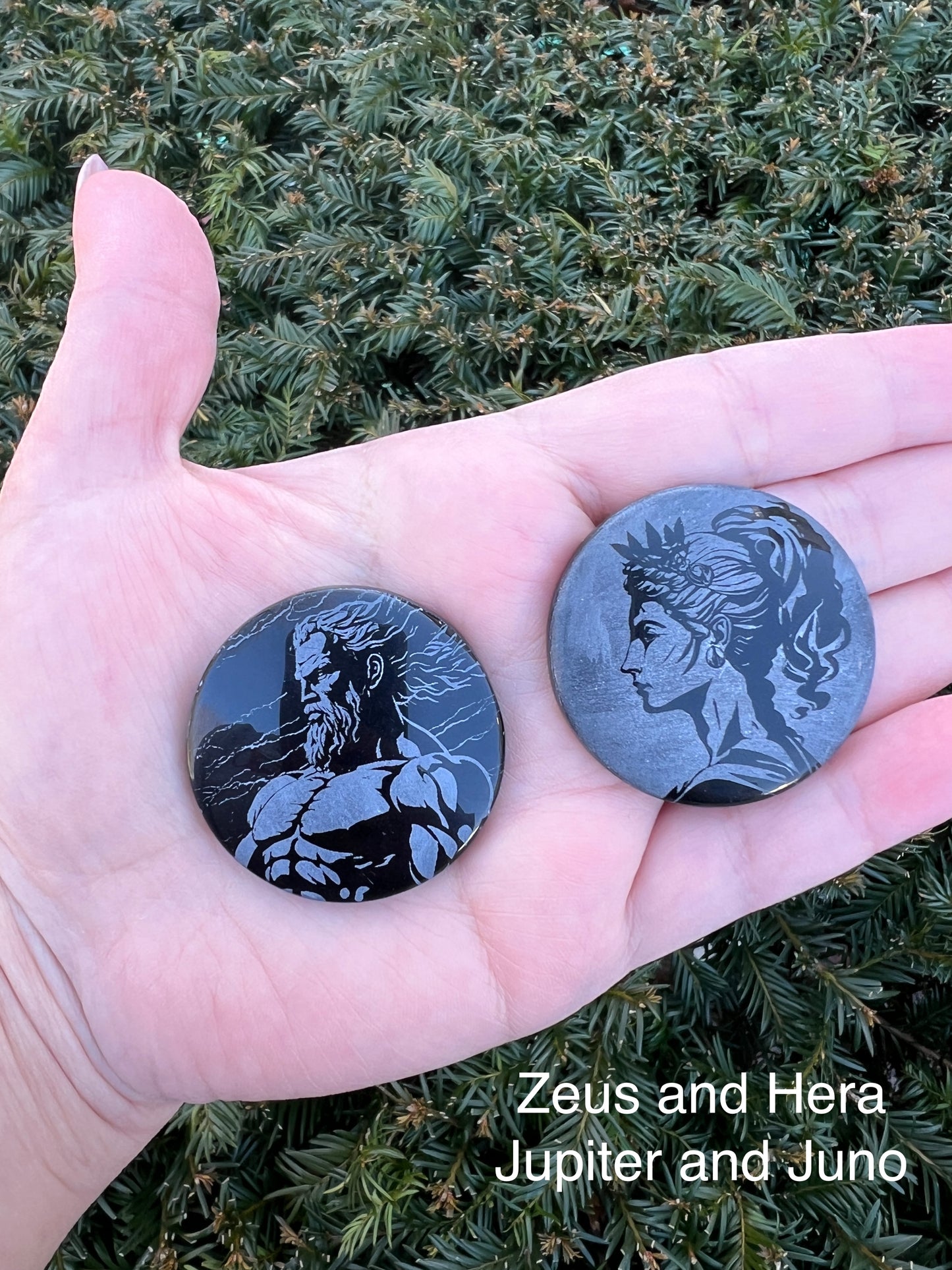 Greek/Roman Deity Mini Scrying Mirrors