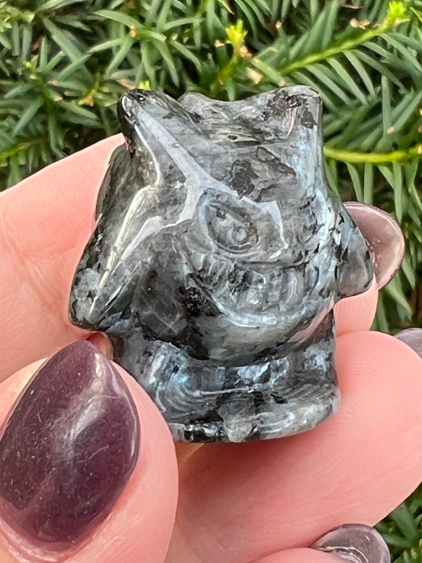 Larvikite Gengar || Intuitively Selected Pokemon Carving image 8