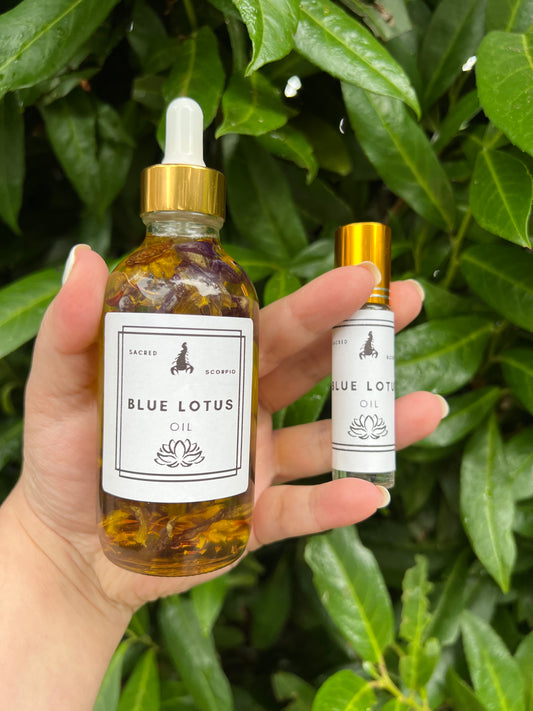 Blue Lotus Oil || Hand Crafted Blue Lotus Anointing Oil