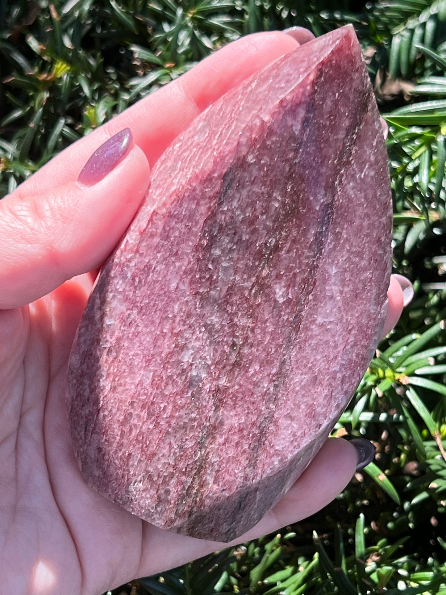 Strawberry Quartz Flames || Choose Your Own Crystal!