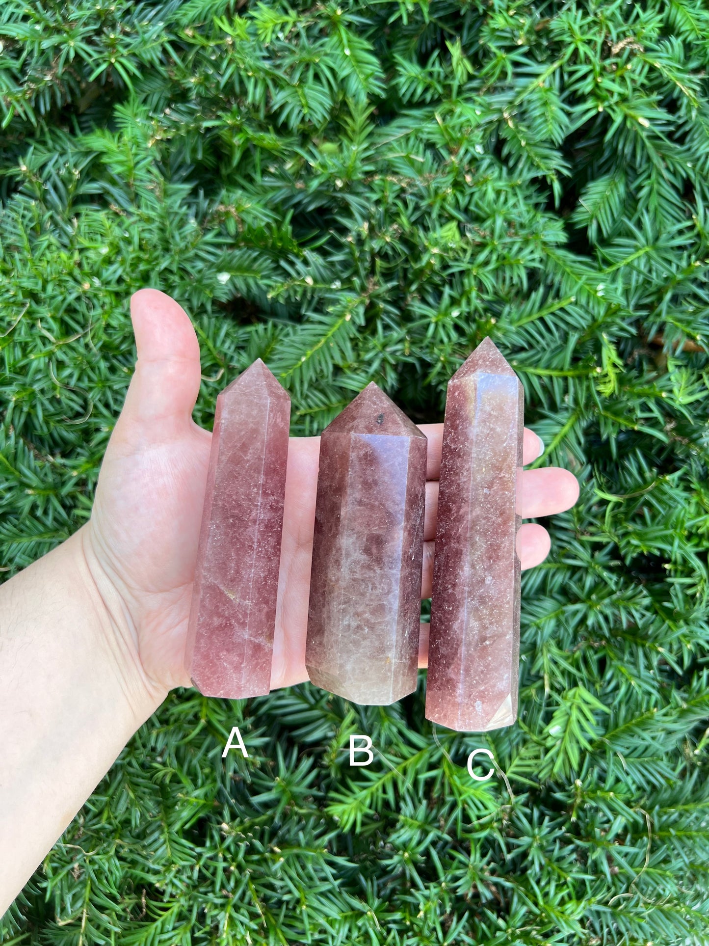 Strawberry Quartz Towers || Choose Your Own Crystal!