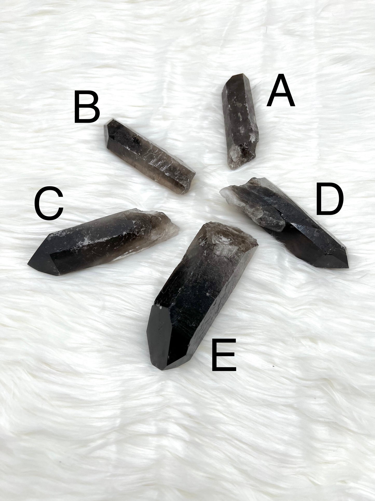 Smoky Quartz Points