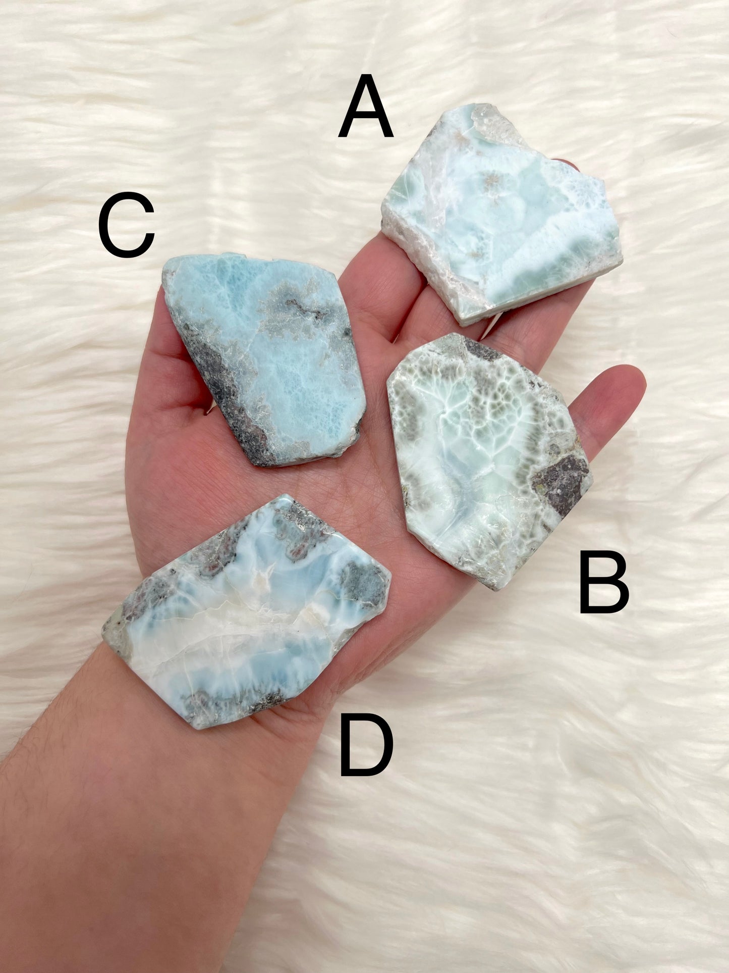 Larimar Slices