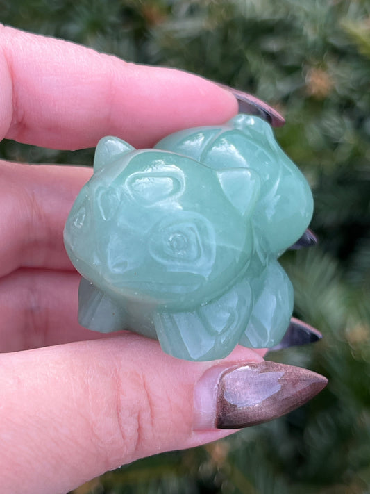 Green Aventurine Bulbasaur || Intuitively Chosen Crystal Pokèmon image 0