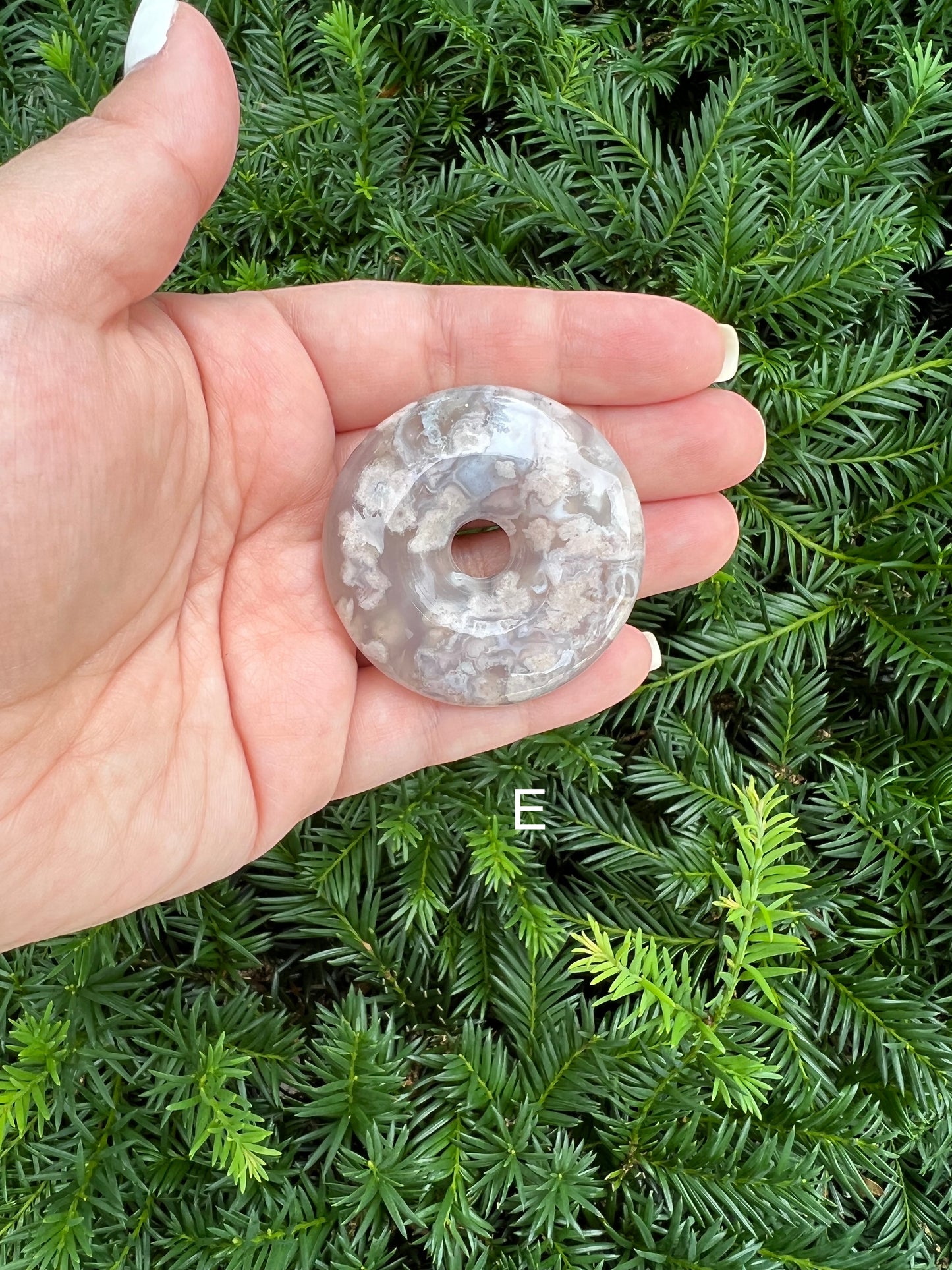 Flower Agate Donuts || Choose Your Own Crystal! image 5