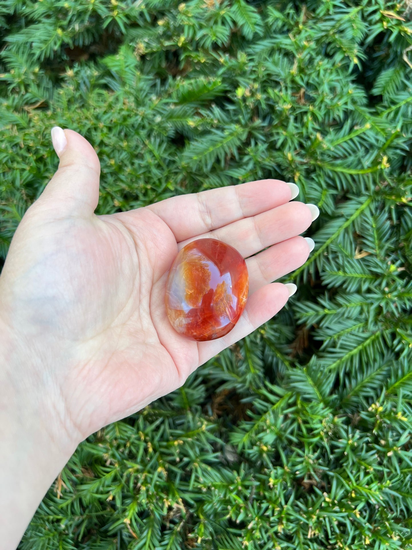 Carnelian Palm Stones || Intuitively Selected Palm Stones