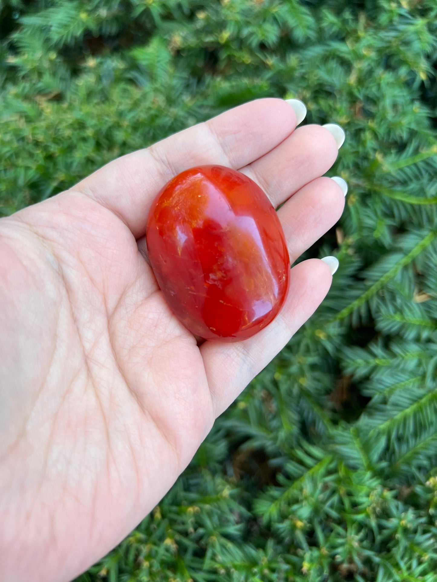 Carnelian Palm Stones || Intuitively Selected Palm Stones