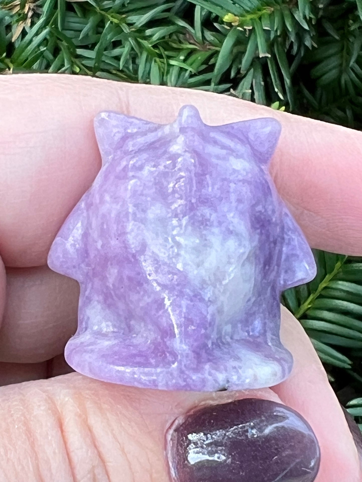 Lepidolite Gengar || Intuitively Selected Pokemon Carving