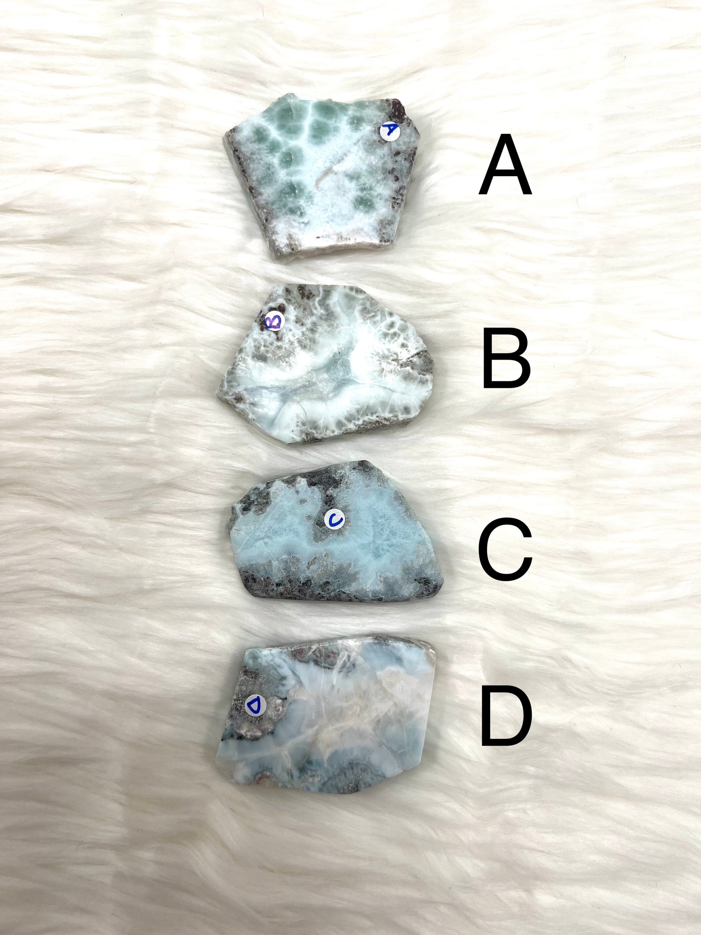 Larimar Slices