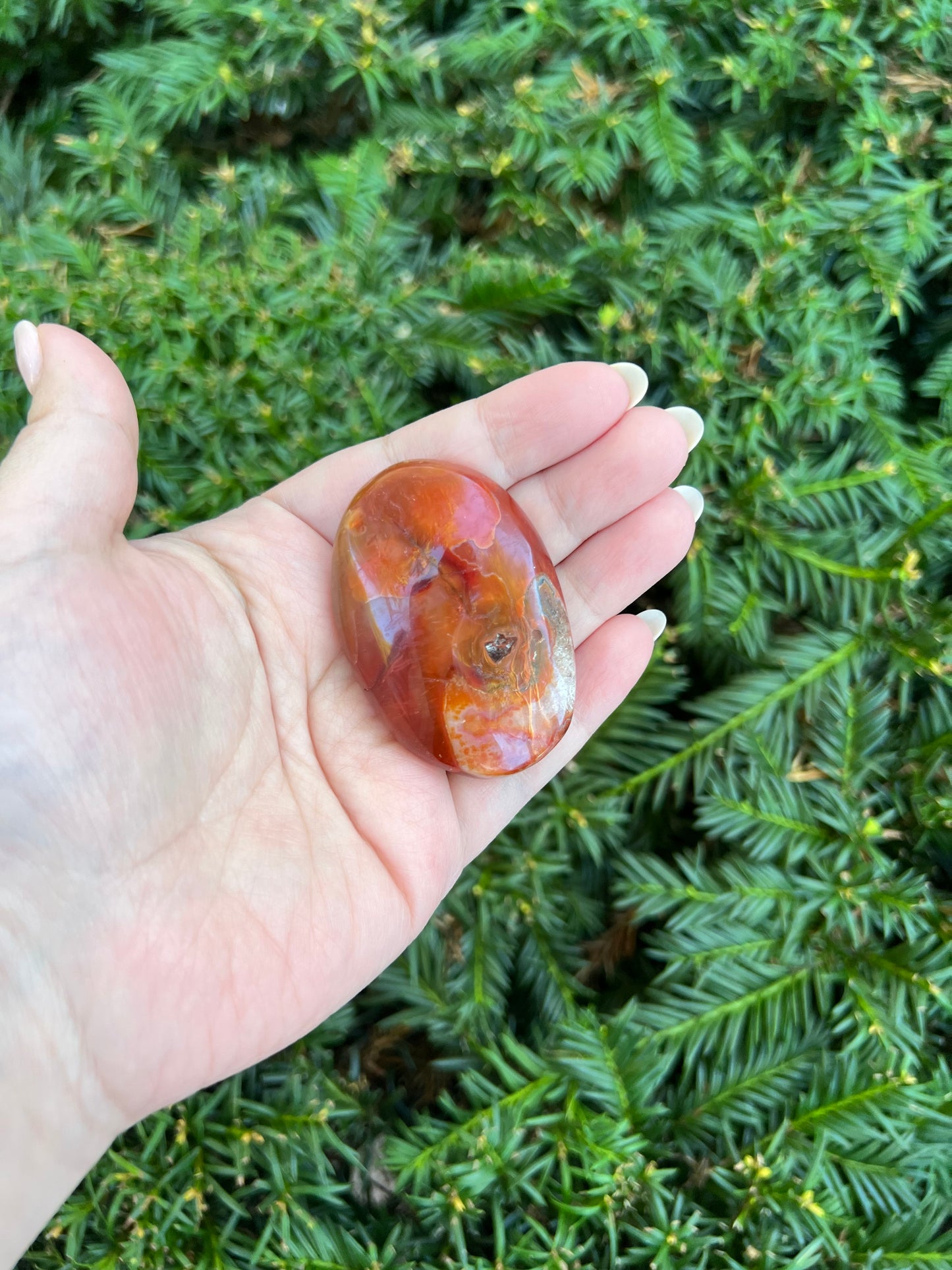 Carnelian Palm Stones || Intuitively Selected Palm Stones