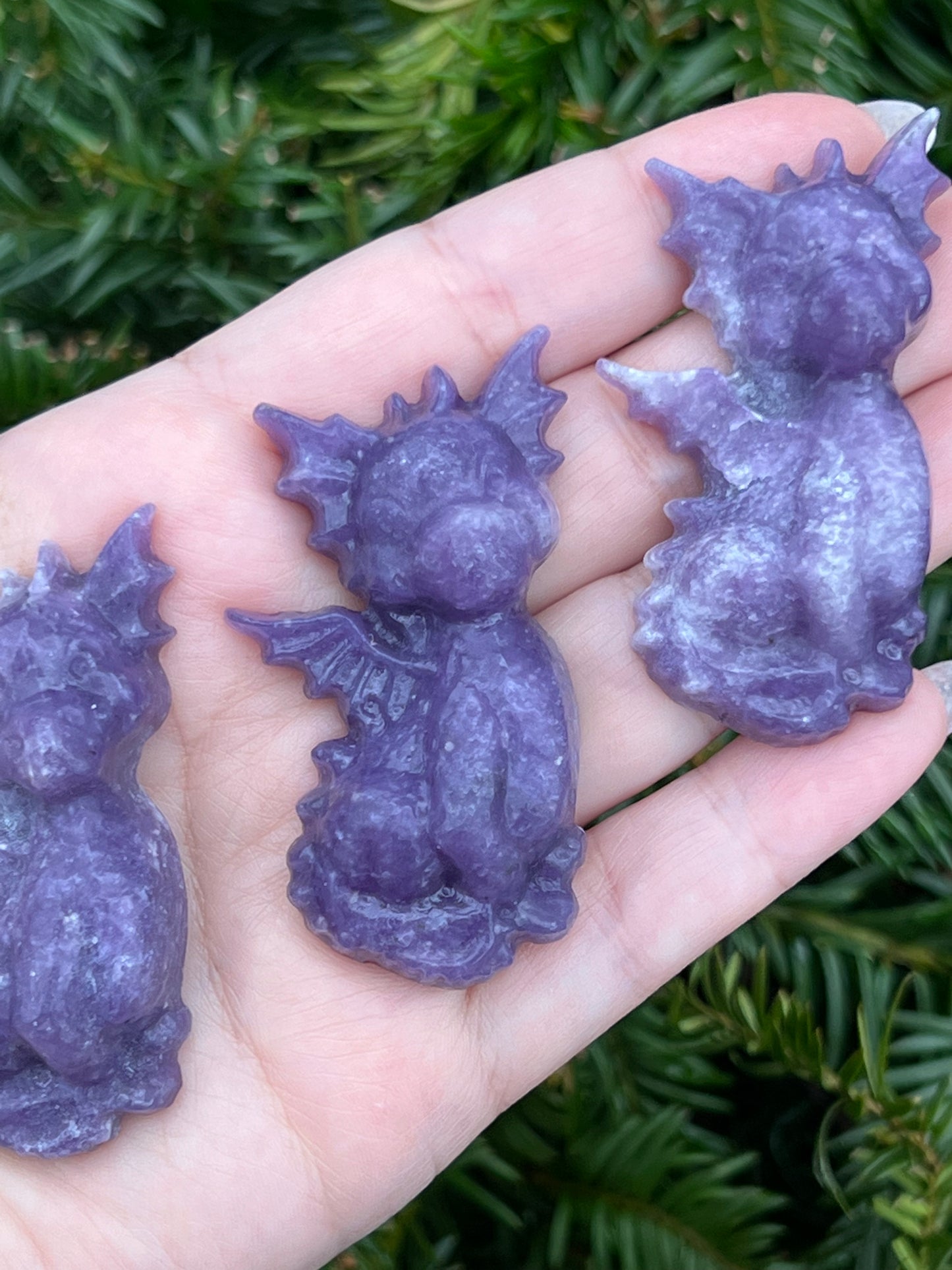 Lepidolite Baby Dragons || Intuitively Chosen