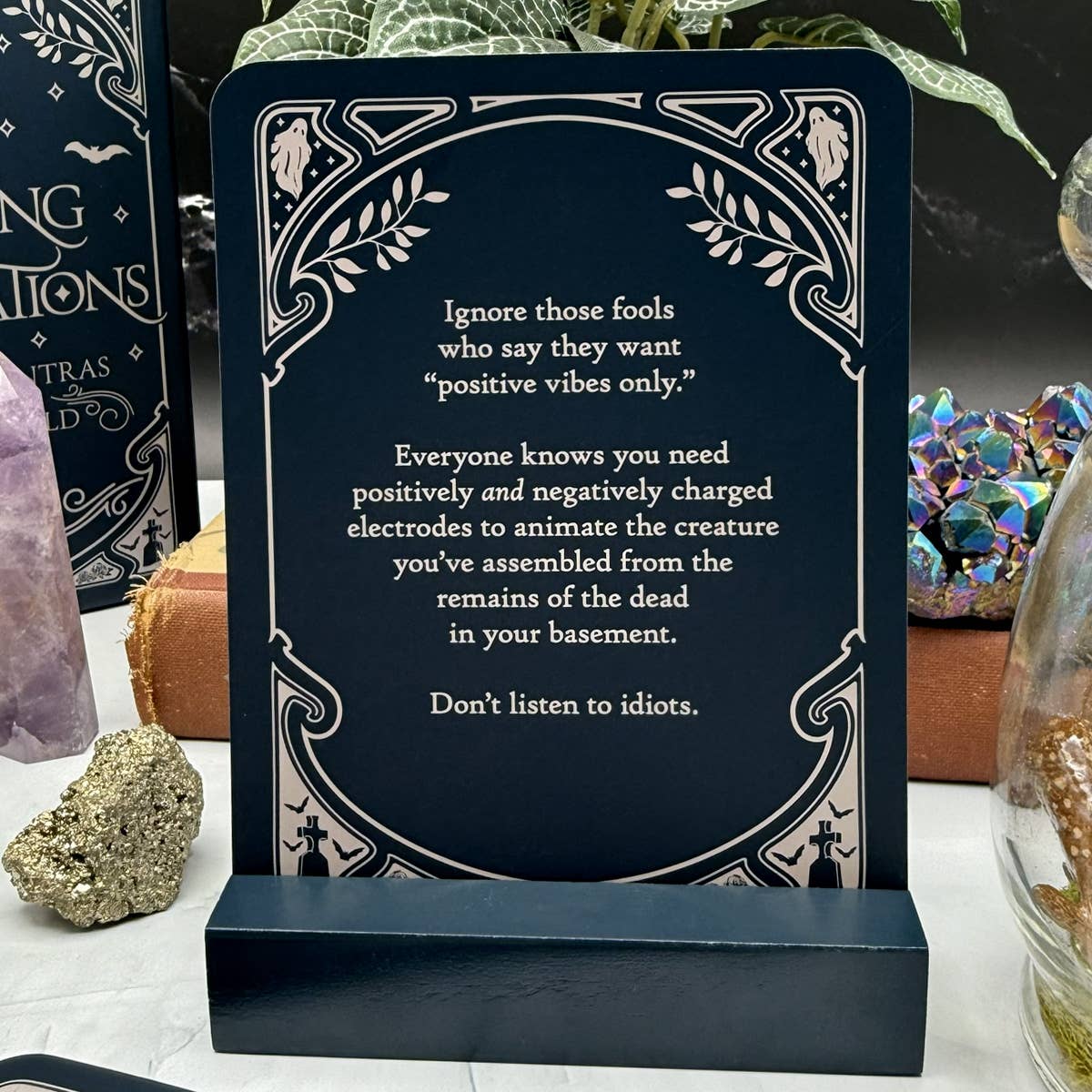 Haunting Affirmations: Spectral Mantras from the Netherworld Affmirmation Cards