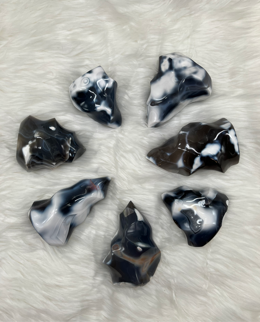 THICC Orca Agate Flames image 0