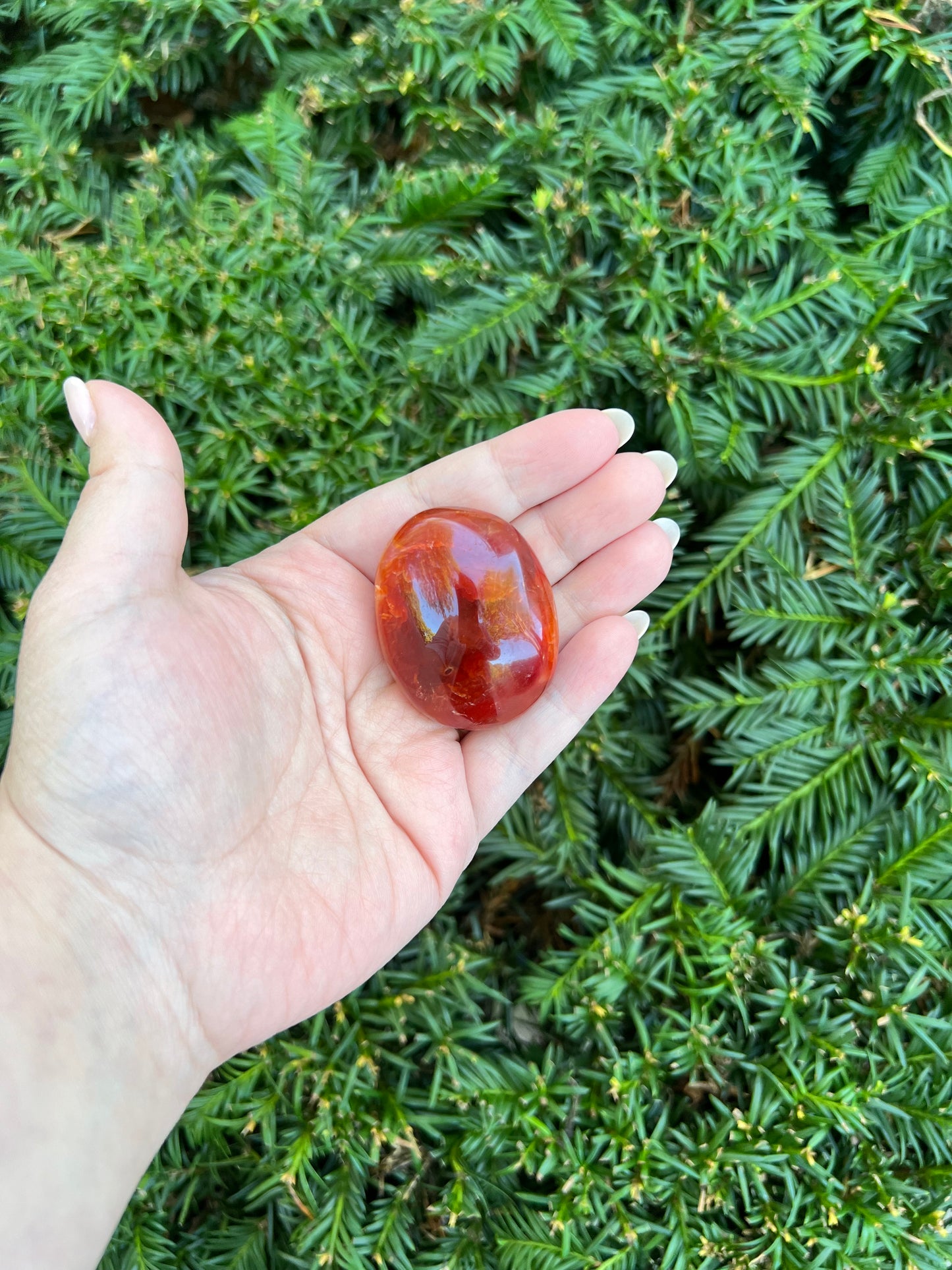 Carnelian Palm Stones || Intuitively Selected Palm Stones