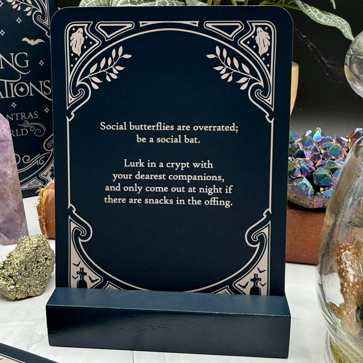Haunting Affirmations: Spectral Mantras from the Netherworld Affmirmation Cards