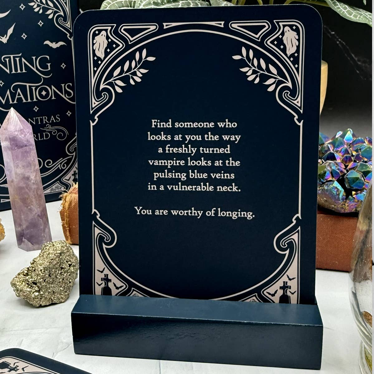 Haunting Affirmations: Spectral Mantras from the Netherworld Affmirmation Cards