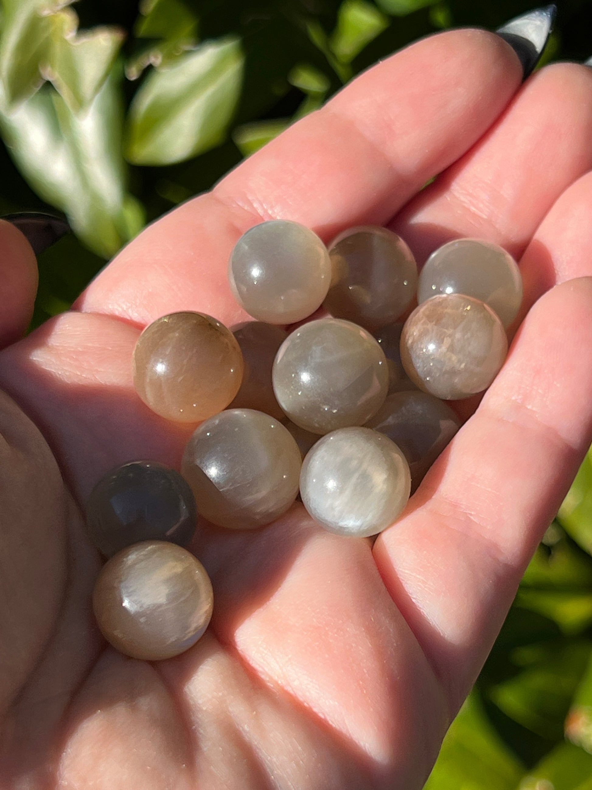 Sunstone Moonstone Mini Spheres image 2