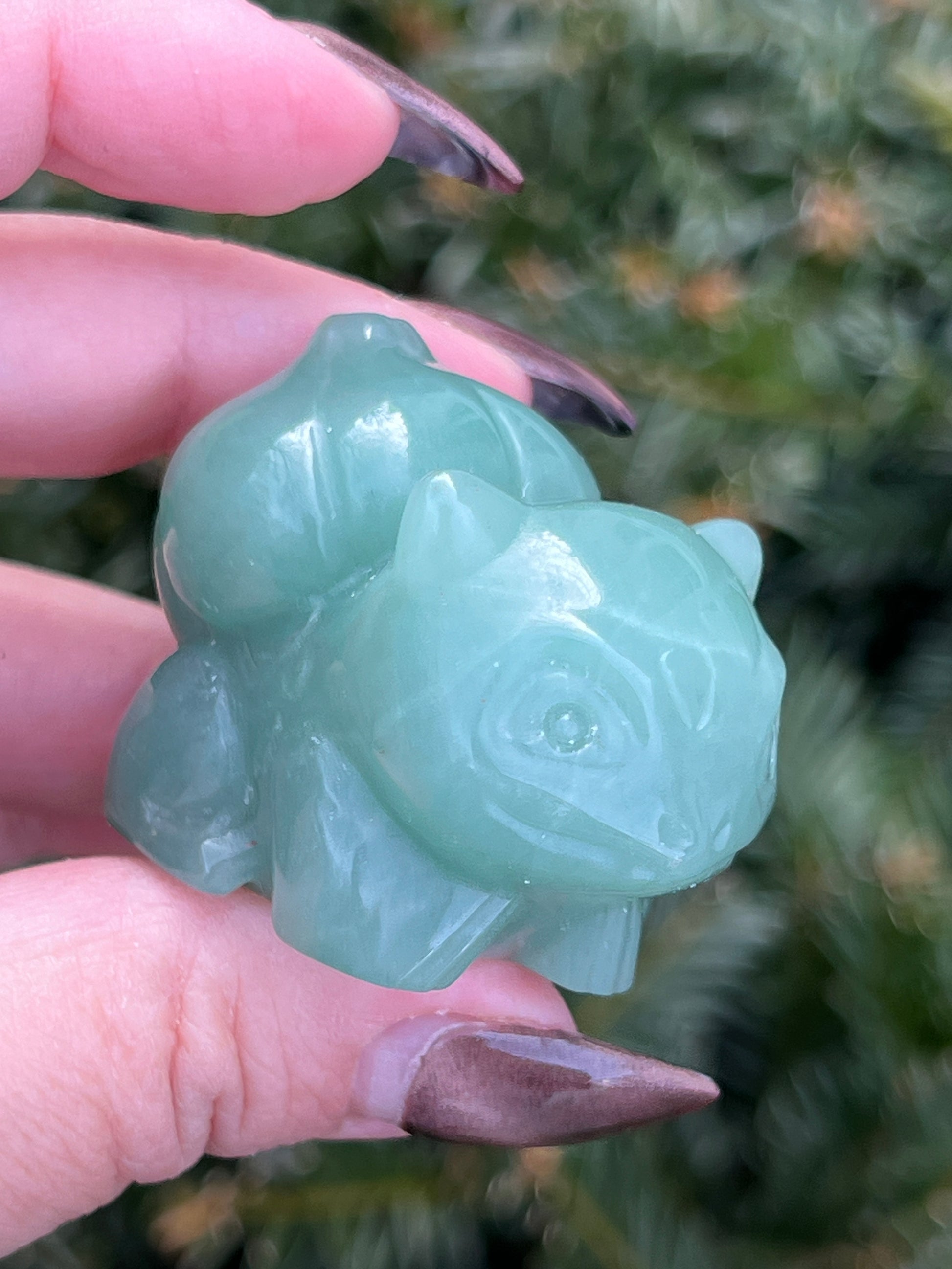 Green Aventurine Bulbasaur || Intuitively Chosen Crystal Pokèmon image 1