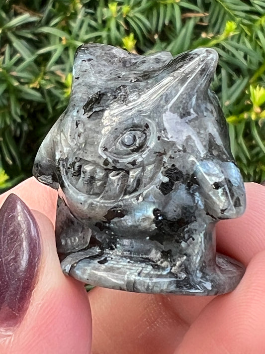 Larvikite Gengar || Intuitively Selected Pokemon Carving image 0