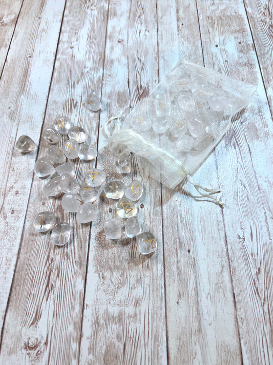 Clear Quartz Runes