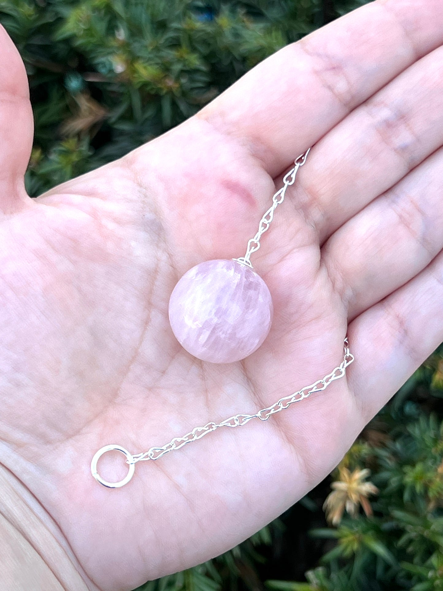 Sphere Pendulums - Rose Quartz, Amethyst, Clear Quartz