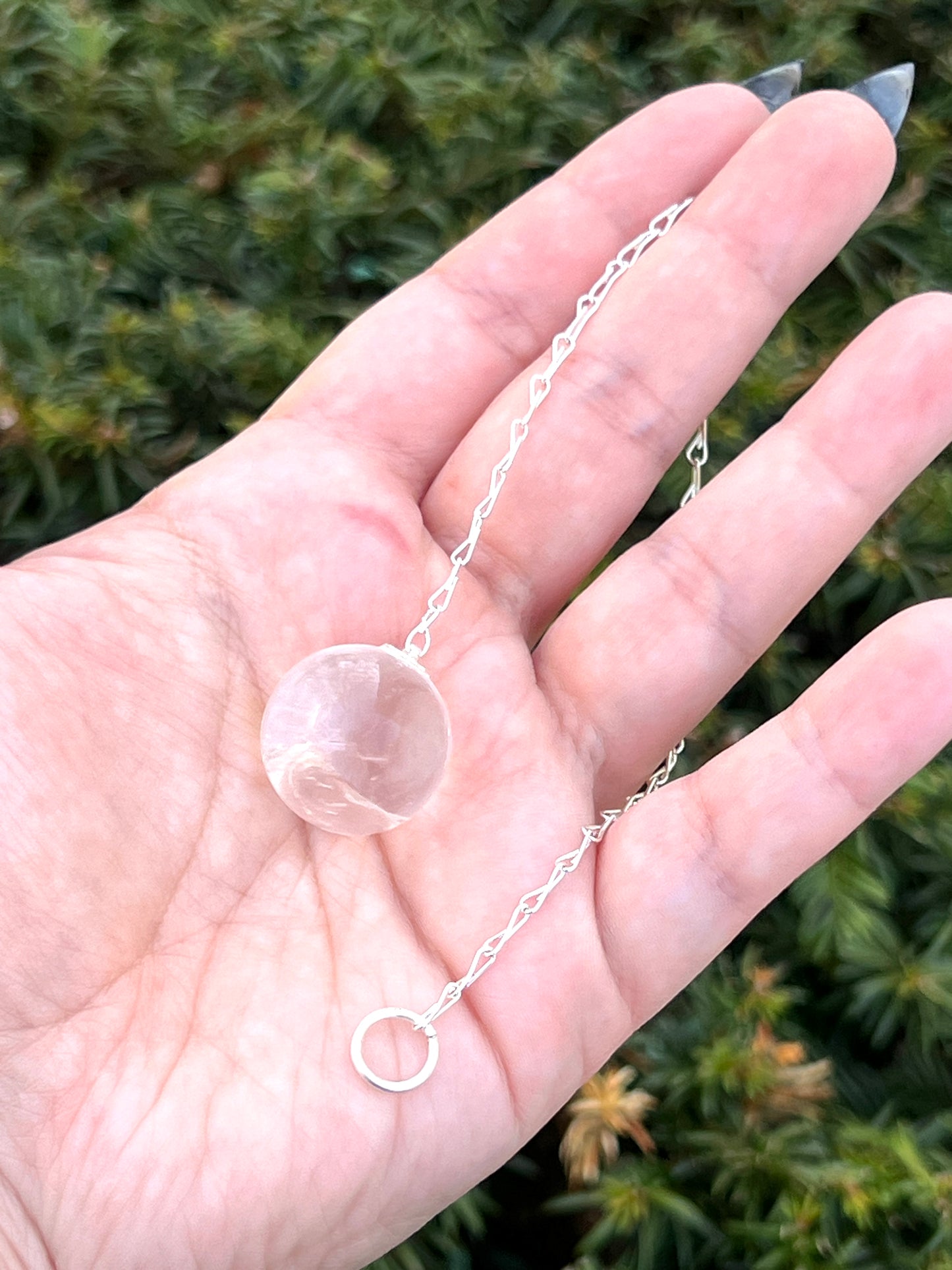 Sphere Pendulums - Rose Quartz, Amethyst, Clear Quartz