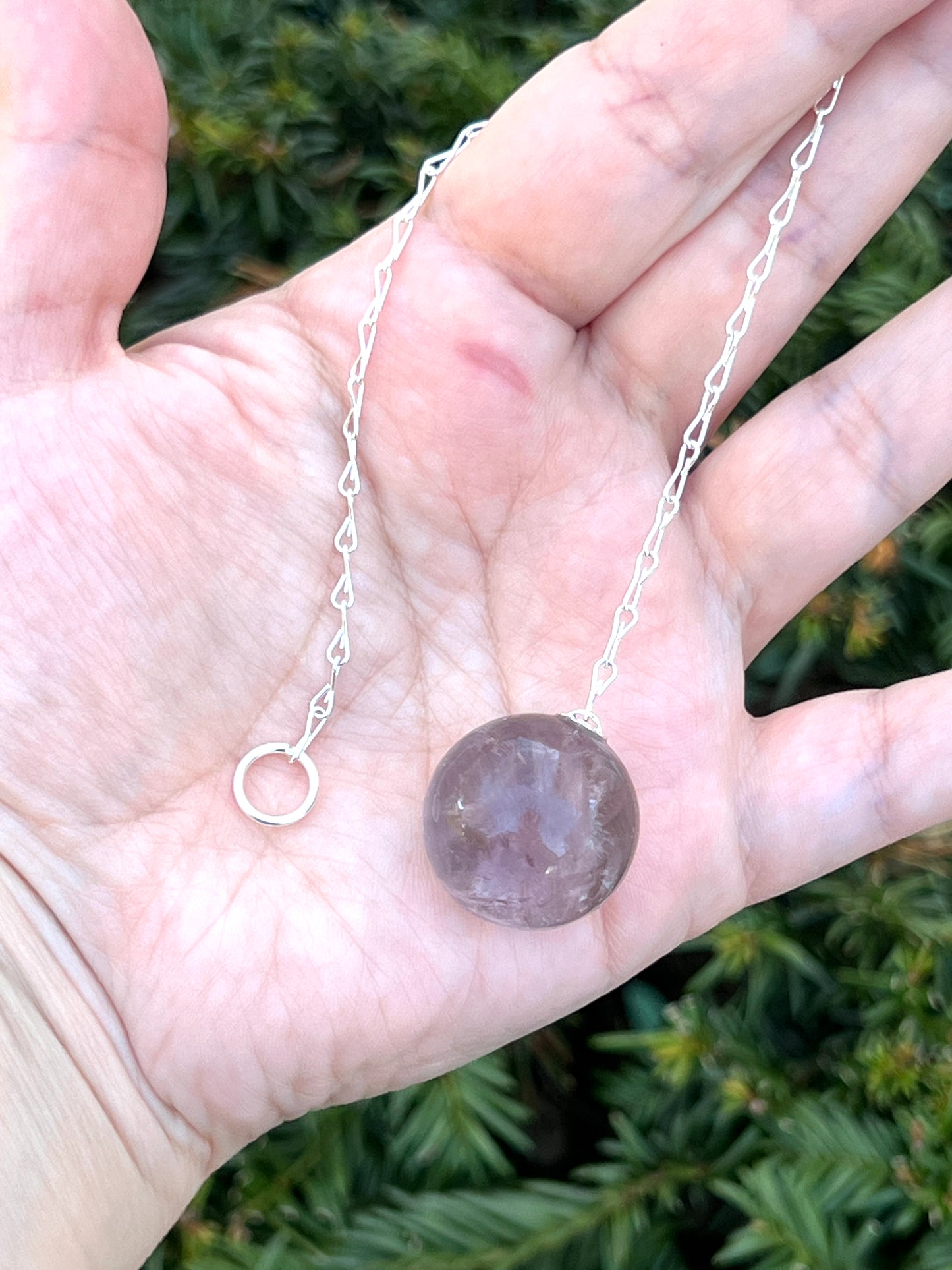 Sphere Pendulums - Rose Quartz, Amethyst, Clear Quartz