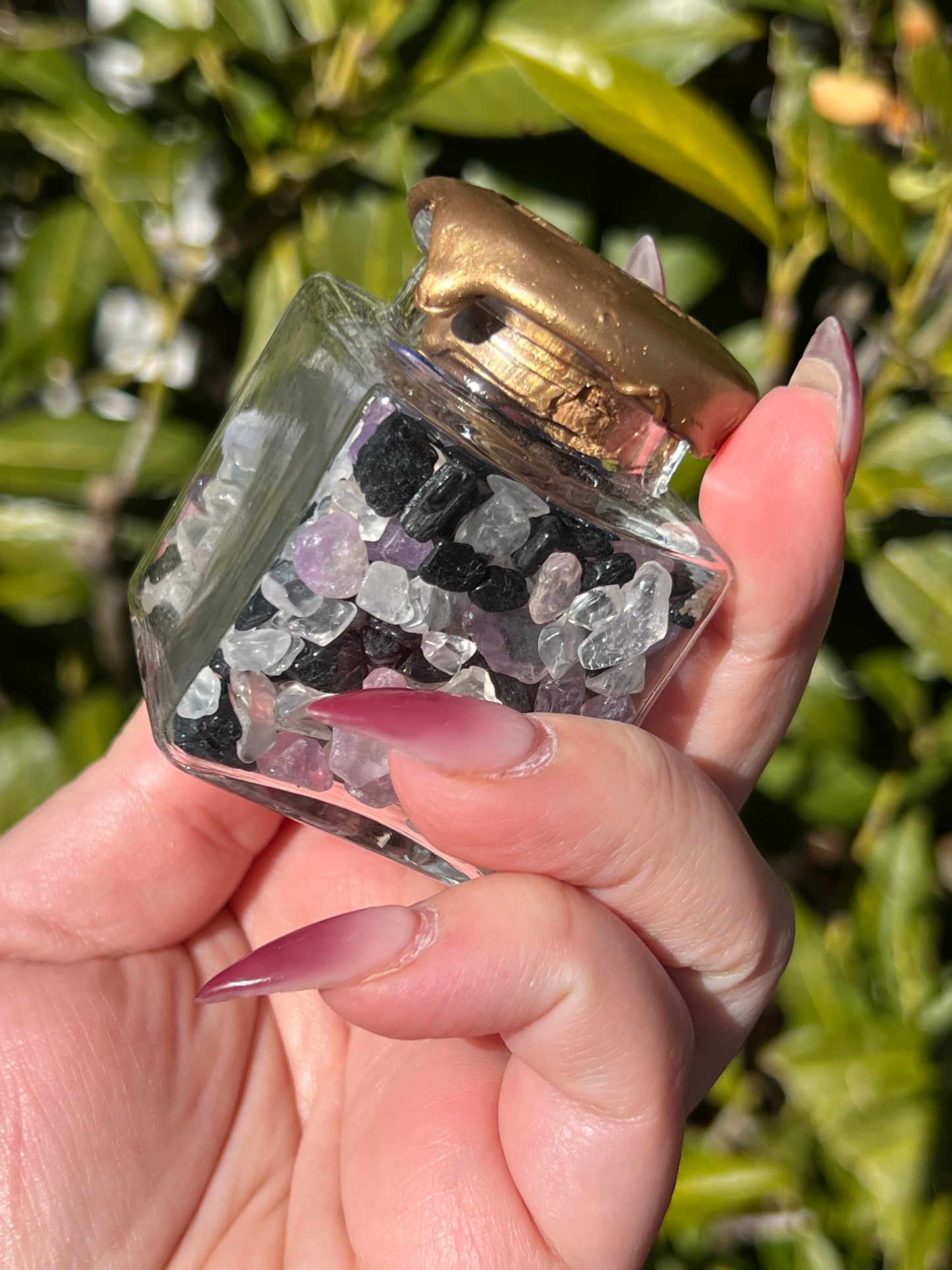 Protection Crystal Chip Jar