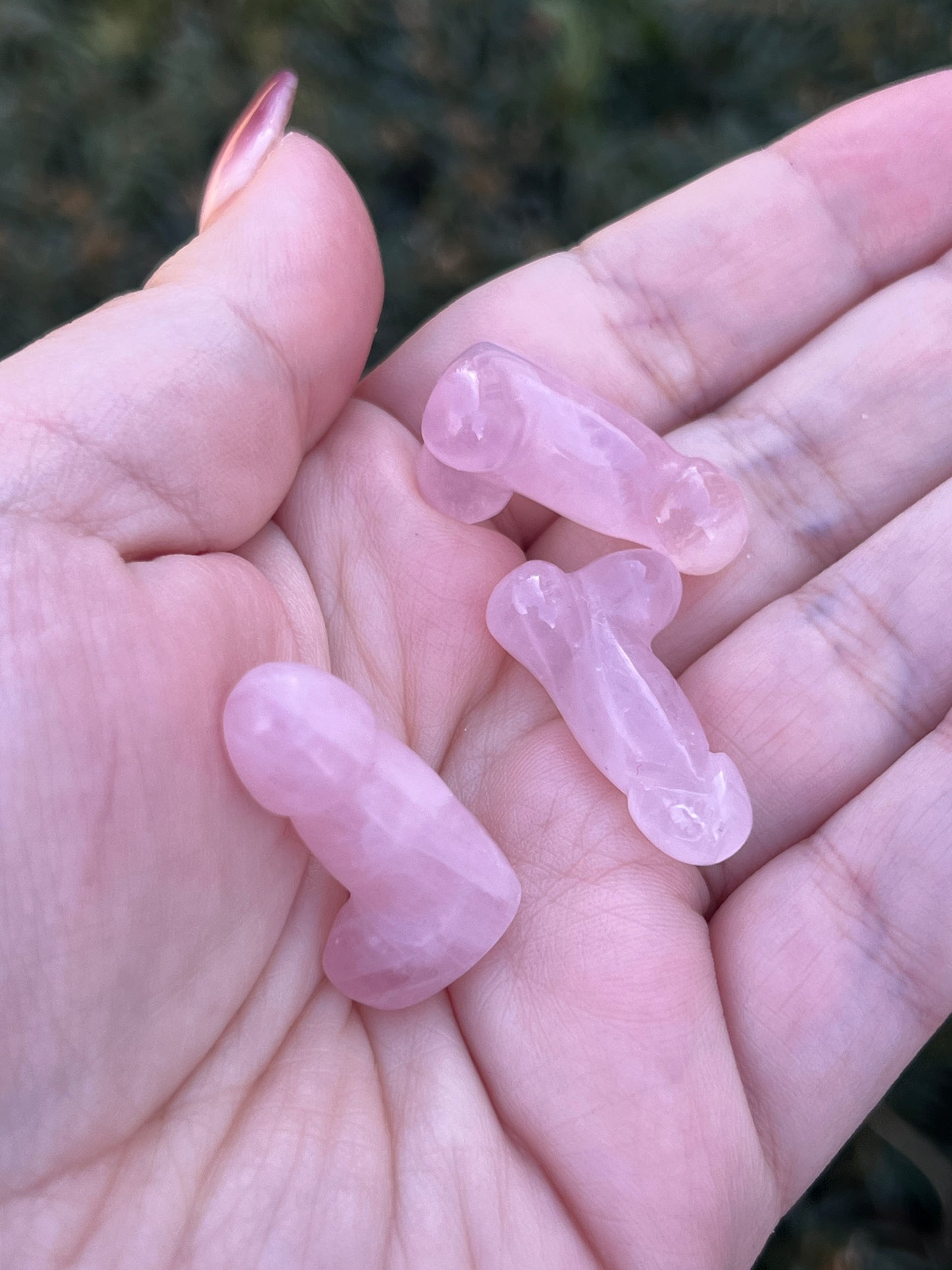Rose Quartz 1" Phallus || Intuitively Selected Crystal