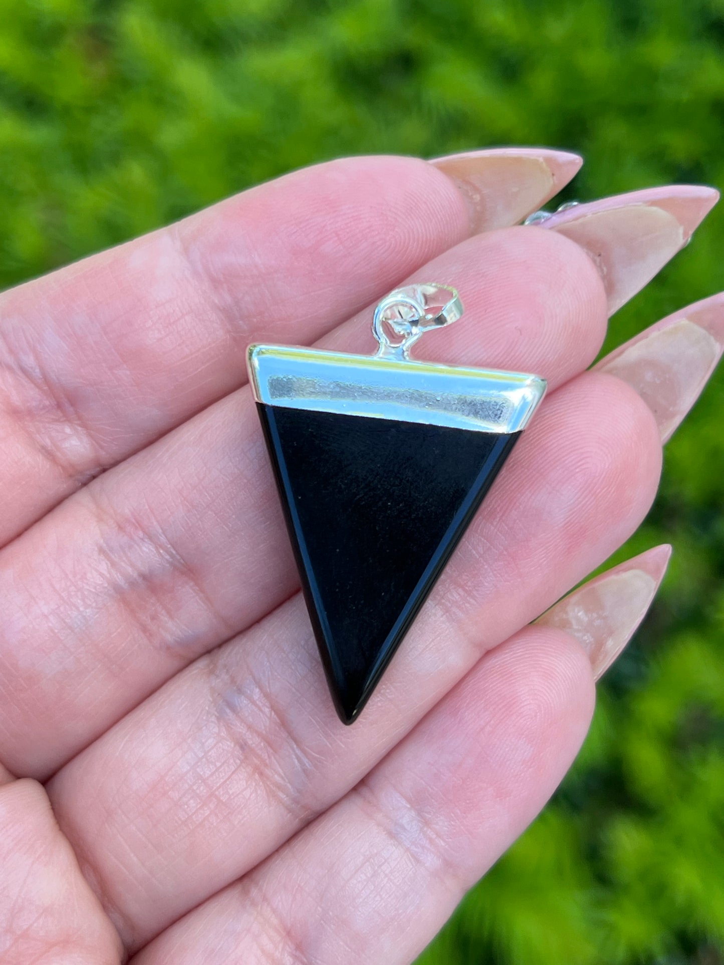 Obsidian Water Symbol Pendant || Intuitively Chosen Pendant
