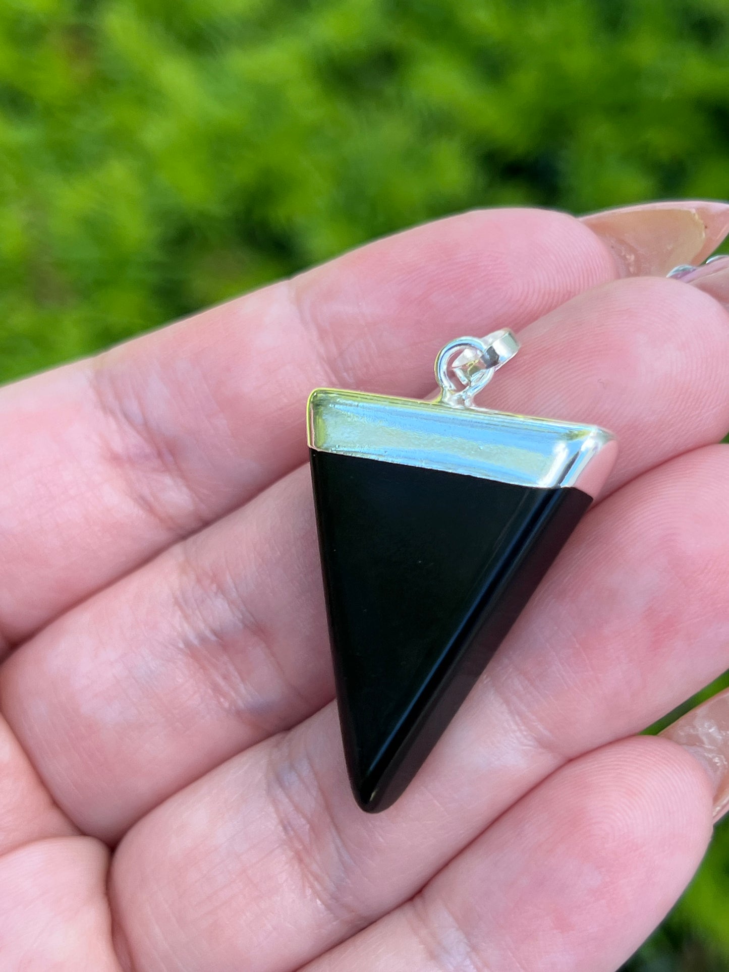 Obsidian Water Symbol Pendant || Intuitively Chosen Pendant