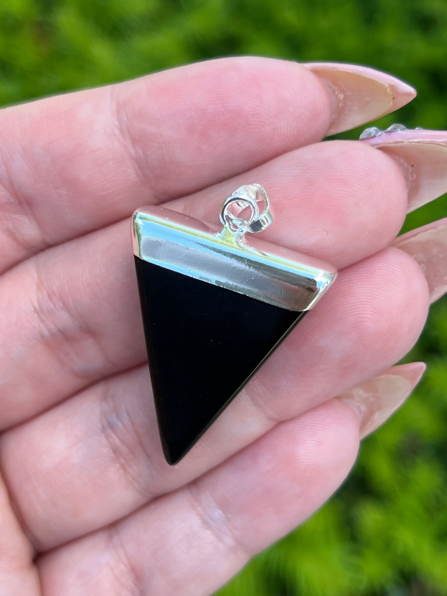 Obsidian Water Symbol Pendant || Intuitively Chosen Pendant