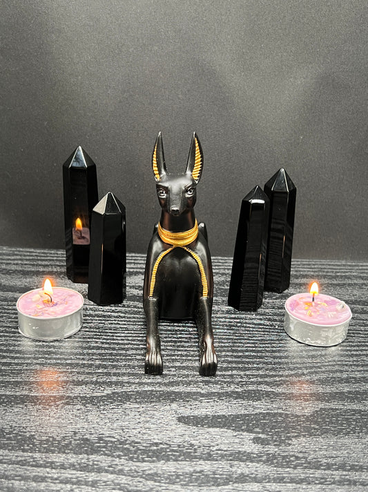 Anubis Reclining Statue - Made in Egypt