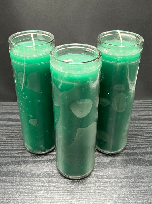 Green 7-Day Candles