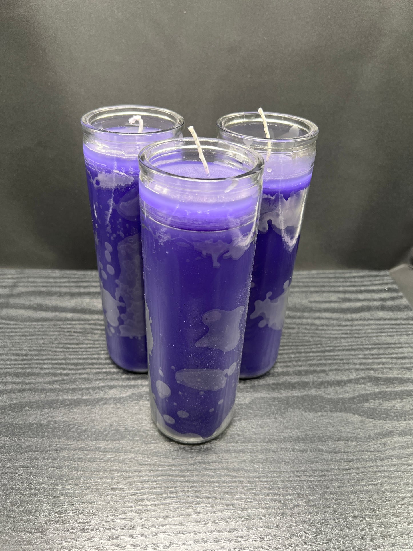 Purple 7-Day Candles