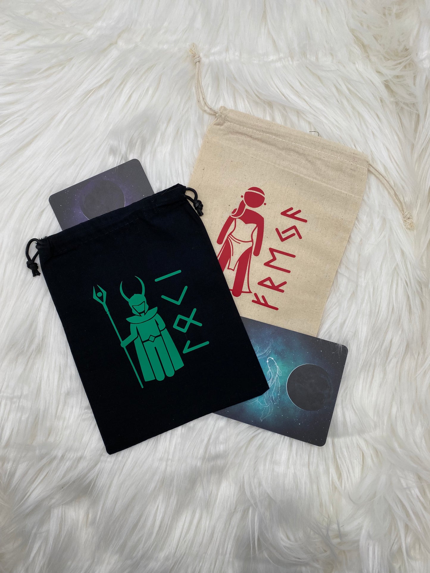 Norse Deity Custom Bags || Tarot, Oracle, Osteomancy, Divination, and More!