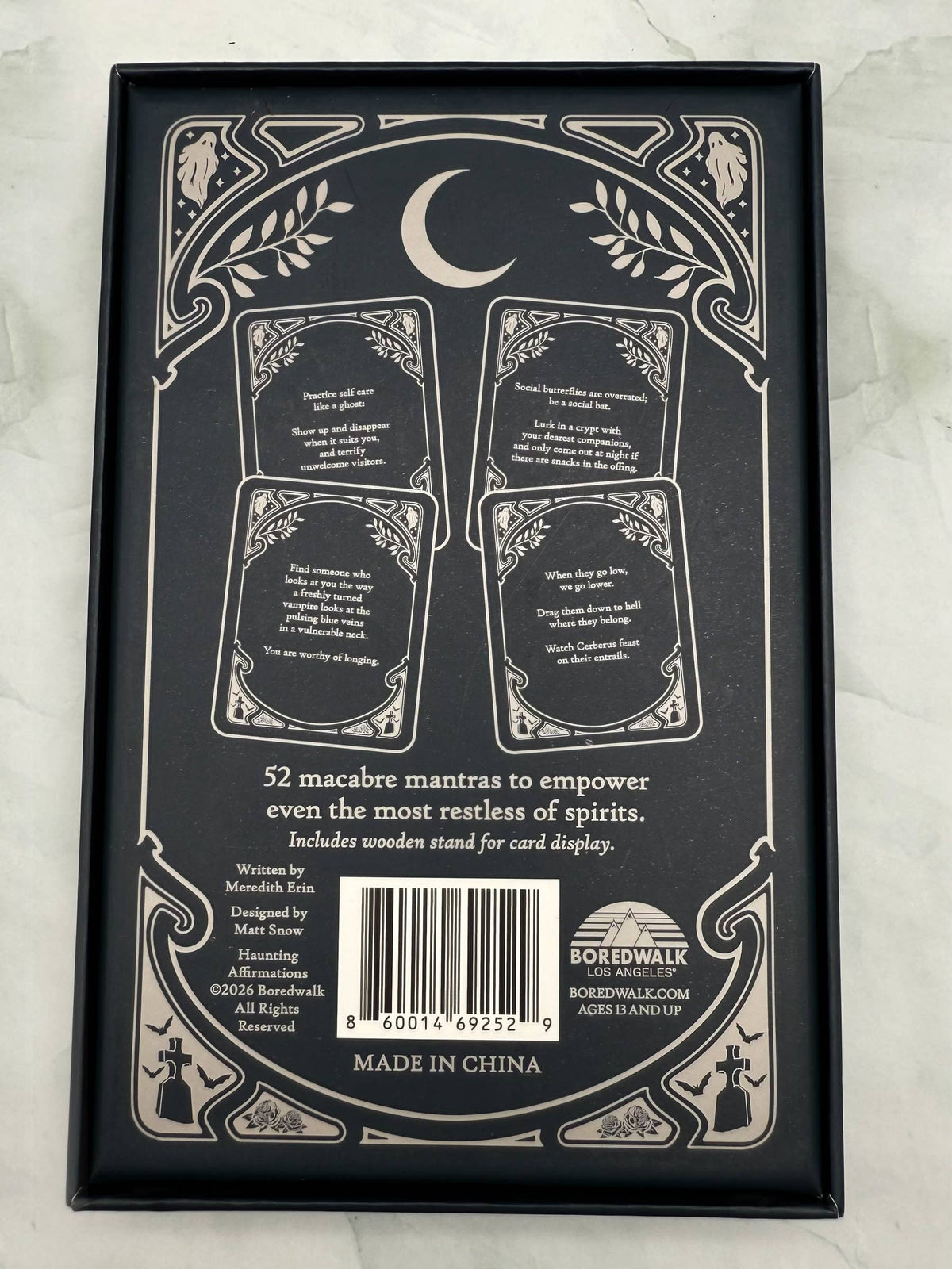 Haunting Affirmations: Spectral Mantras from the Netherworld Affmirmation Cards