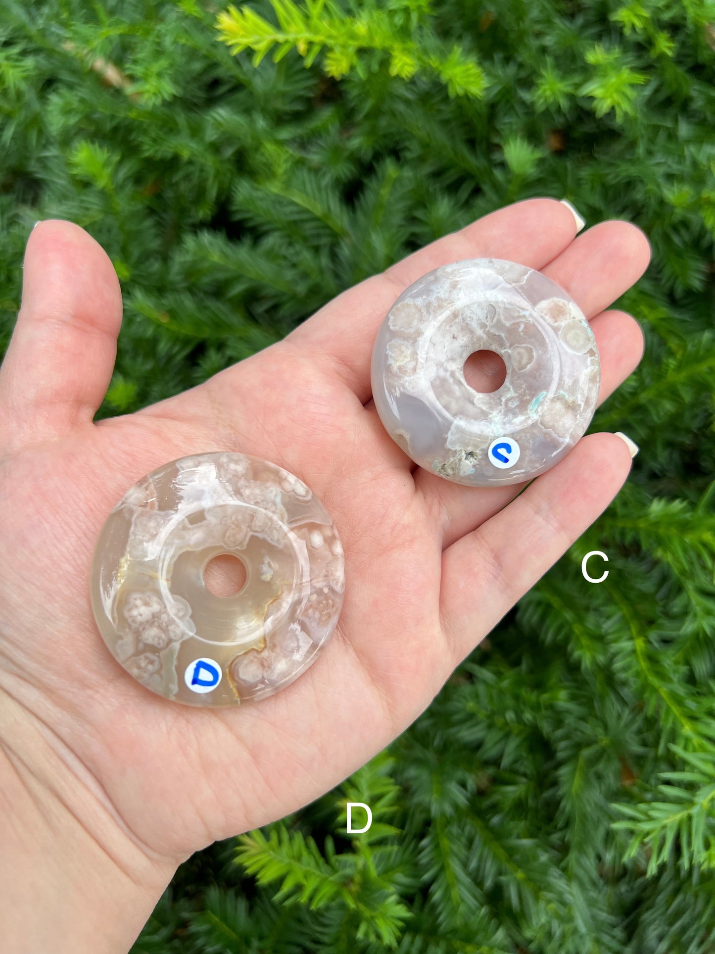 Flower Agate Donuts || Choose Your Own Crystal! image 4