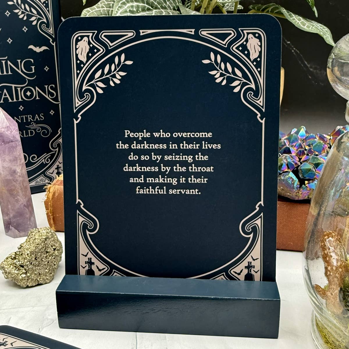 Haunting Affirmations: Spectral Mantras from the Netherworld Affmirmation Cards