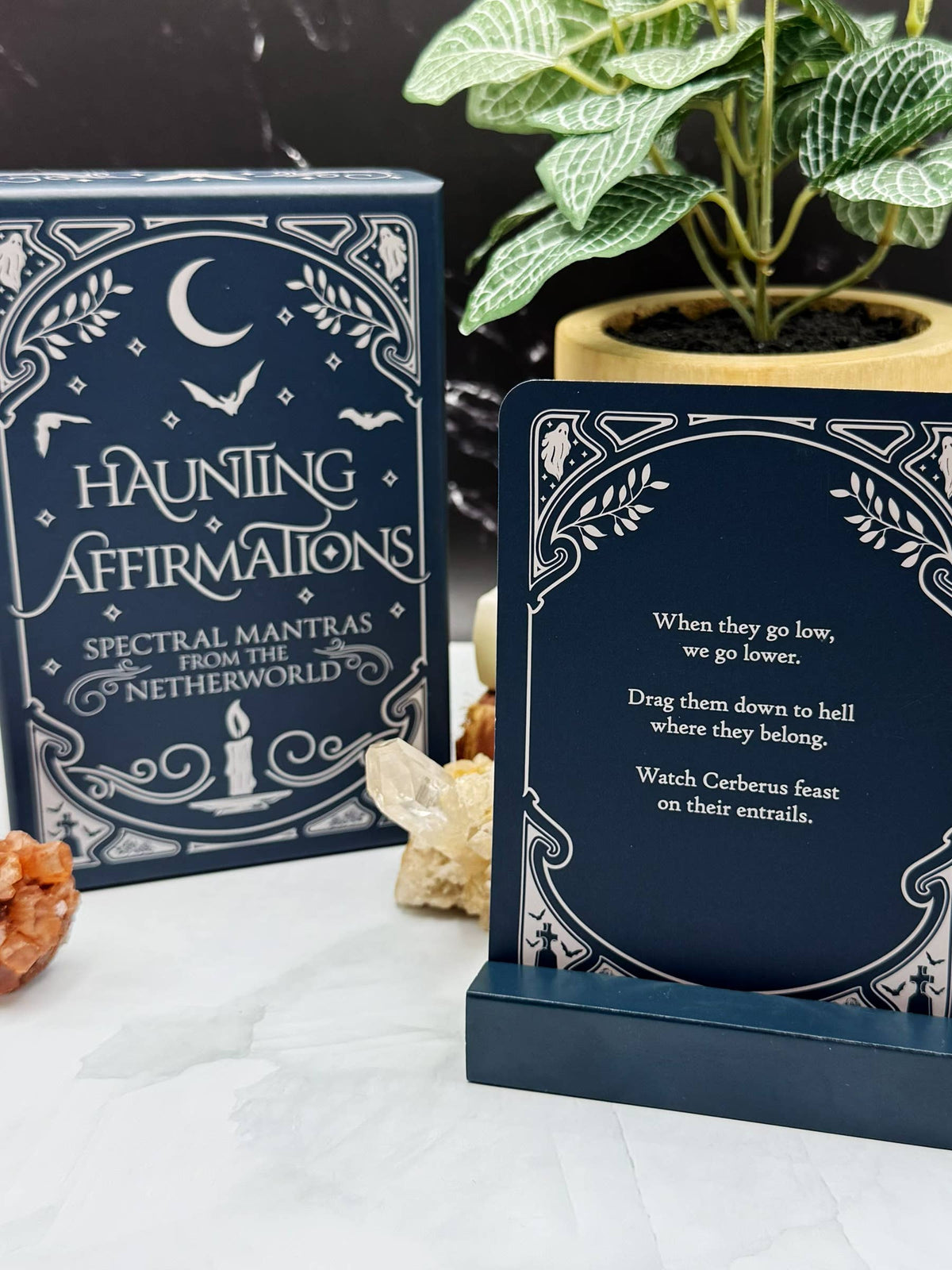 Haunting Affirmations: Spectral Mantras from the Netherworld Affmirmation Cards
