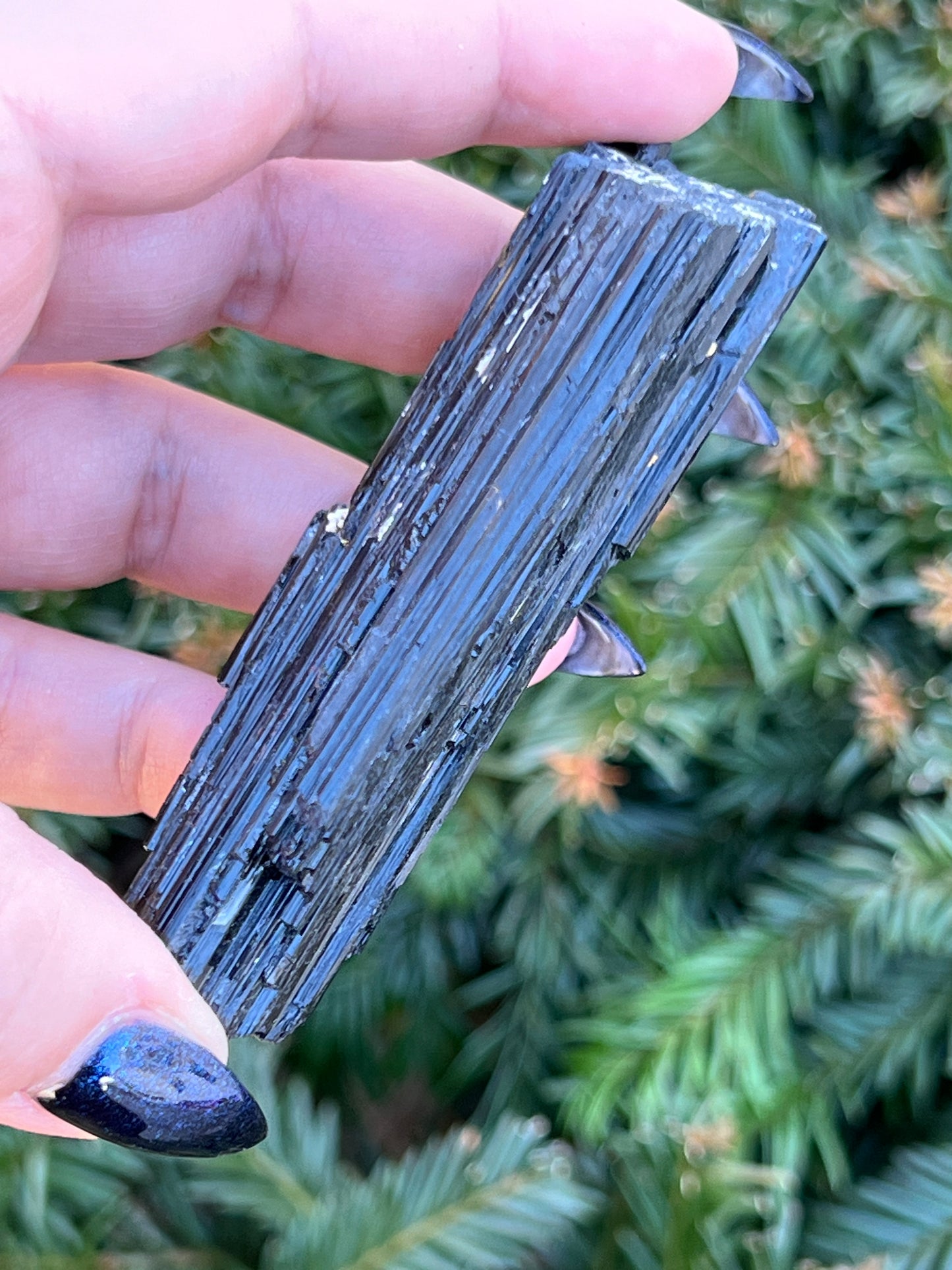 Raw Black Tourmaline || Intuitively Selected Crystal image 6